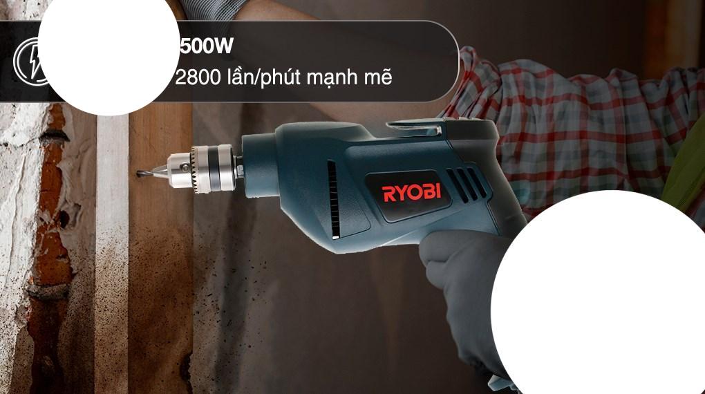 Máy khoan cầm tay Ryobi D-110VR 500W - Thiết kế