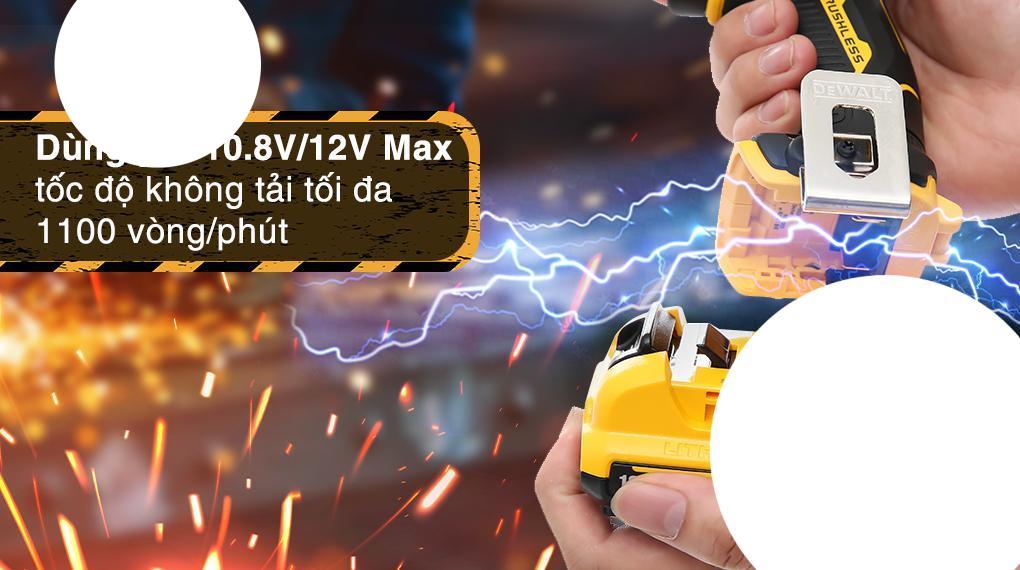 Máy khoan vặn vít pin Dewalt DCF601D2-KR 12V (2 pin 2 Ah, 1 sạc) - Công năng