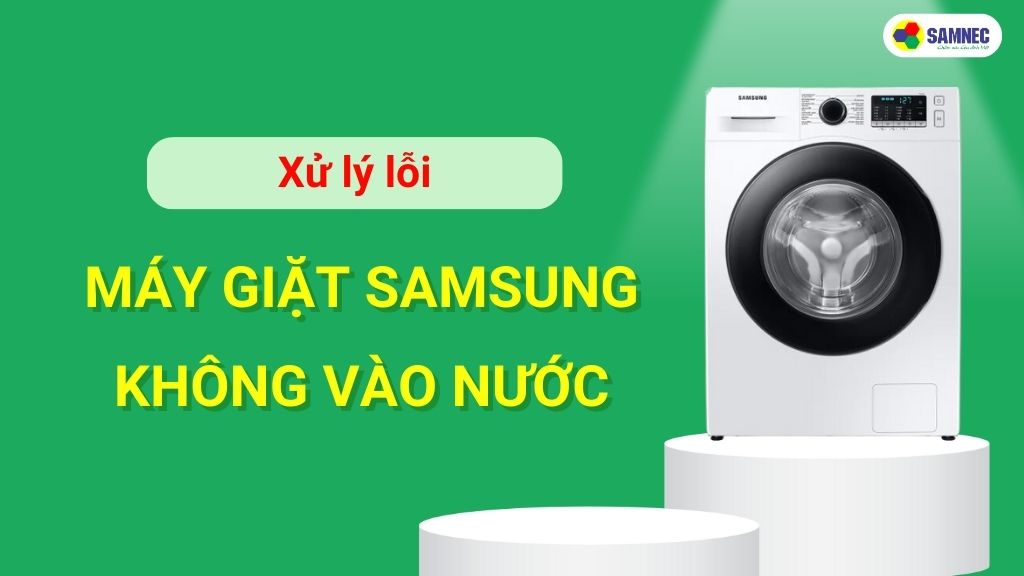 Máy giặt Samsung không xả nước báo lỗi