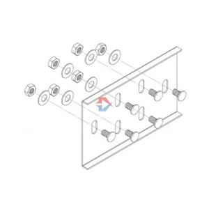 Tấm nối thẳng vào ốc vít TR