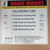8'' STD Brown polishing pad (PSA), YoungJin