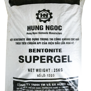 Bột Đất Sét Bentonite Supergel, Việt Nam, 25kg/bao