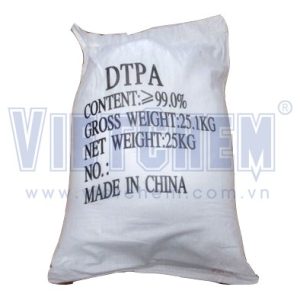 Pentasodium DTPA C14H18N3O10Na5 99%, Trung Quốc, 25kg/bao