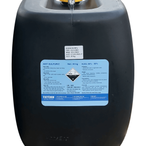 Acid sulfuric H2SO4 10% - 98%, Việt Nam, 35kg/can
