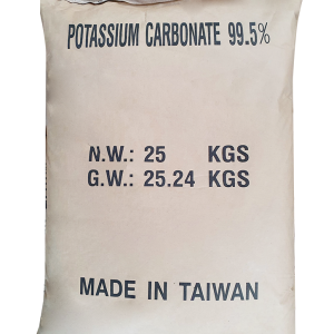 Potassium carbonate 99.5% K2CO3, Đài Loan, 25kg/bao