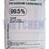 Potassium carbonate K2CO3 99,5%, Hàn Quốc, 25kg/bao