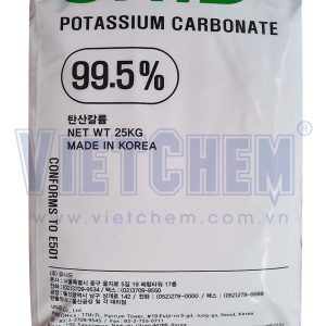 Potassium carbonate K2CO3 99,5%, Hàn Quốc, 25kg/bao