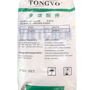 Tetrapotassium pyrophosphate K4P2O7, Trung Quốc, 25kg/bao