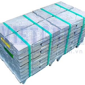 Kẽm thỏi nguyên chất Zn, Hàn Quốc, 25kg/thỏi