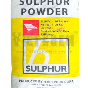 Sulfur S 99%, Hàn Quốc, 25kg/bao