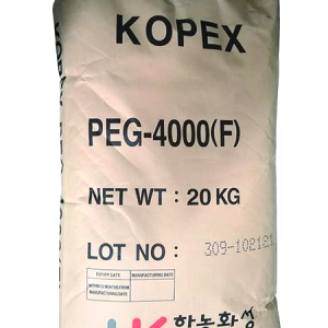 Polyethylene glycol (PEG 4000), Hàn Quốc, 20kg/bao