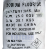 Sodium fluoride NaF 98%, Trung Quốc, 25kg/bao