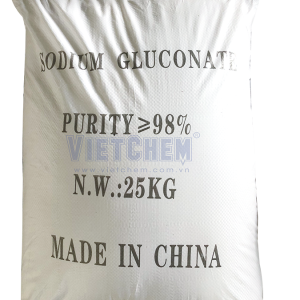 Sodium gluconate 98% min, Trung Quốc, 25kg/bao