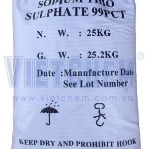 Sodium thiosulfate Na2S2O3.5H2O 99%, Trung Quốc, 25kg/bao