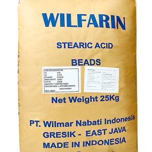Acid stearic C18H36O2, Indonesia, 25kg/bao